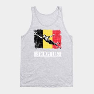 Belgium Soccer Supporter Goalkeeper Shirt Tank Top